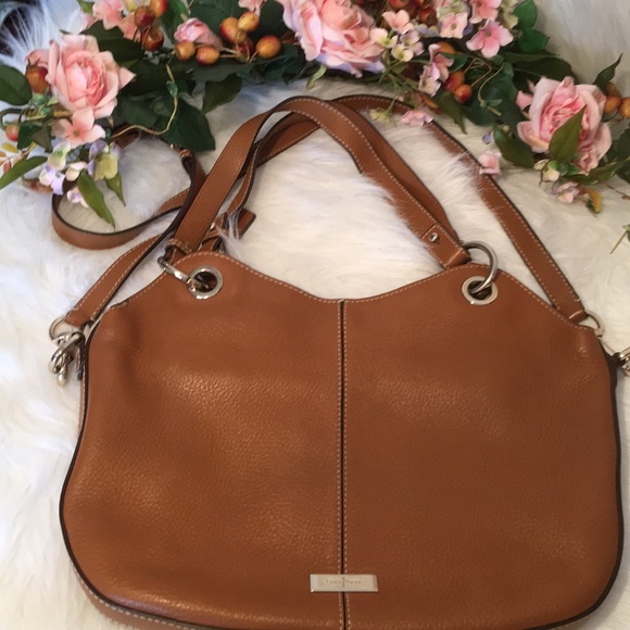 Cole Haan Handbags - Cole Haan Shoulder Leather Bag Removable Strap EUC
